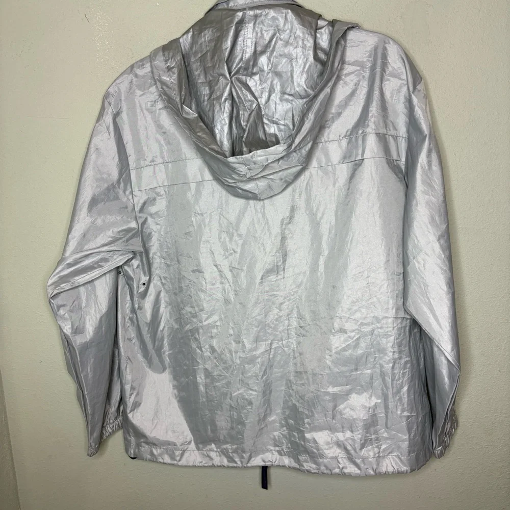 Vintage Wimbledon Light Silver Windbreaker Jacket Small